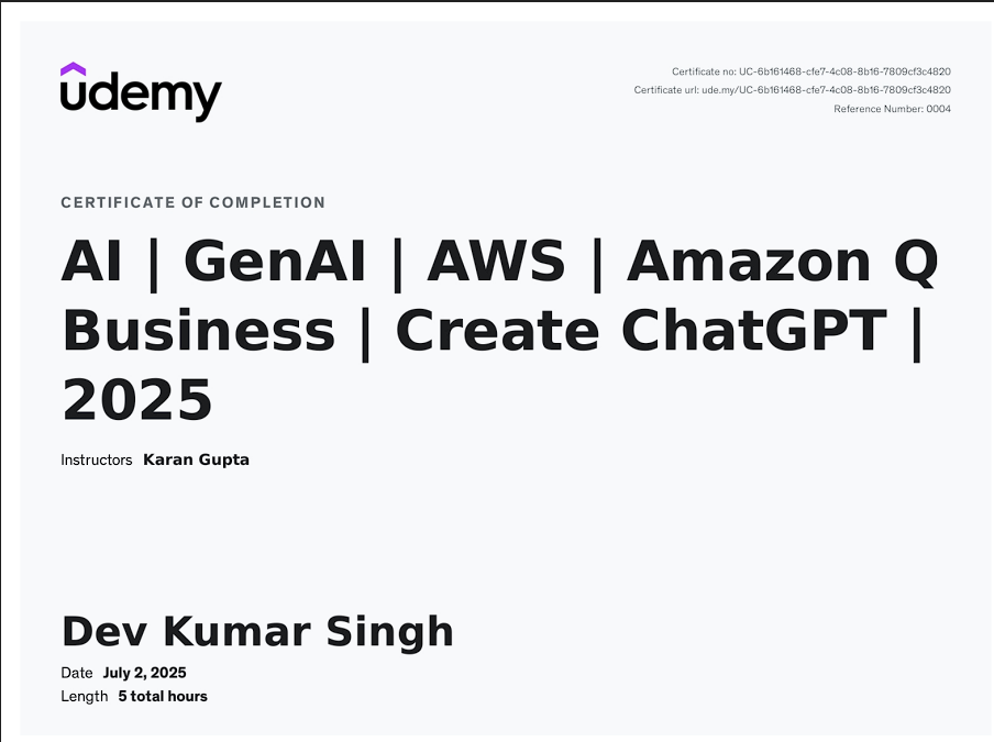 Python Programming Certificate