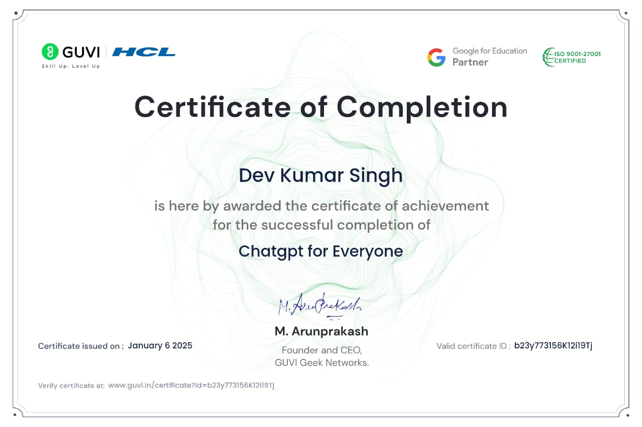 Tableau Certificate